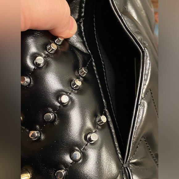 Sandro Crossbody studded leather Yza bag - Picture 13 of 14